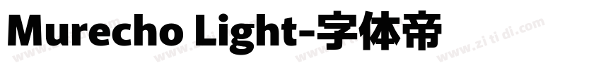 Murecho Light字体转换